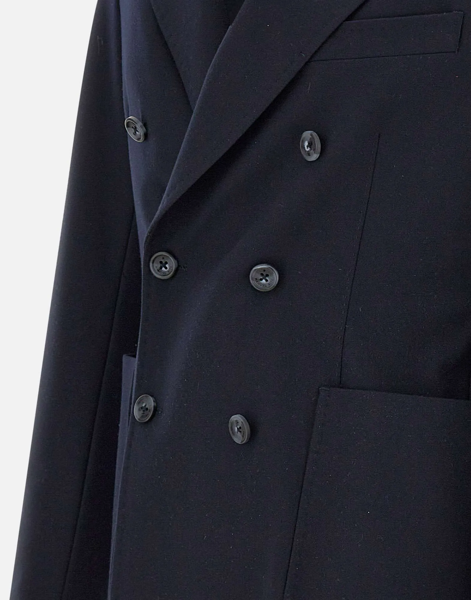Men's Blue Viscose Blend Blazer