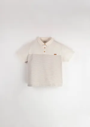 Mod.25.2 Sand striped contrasting shirt