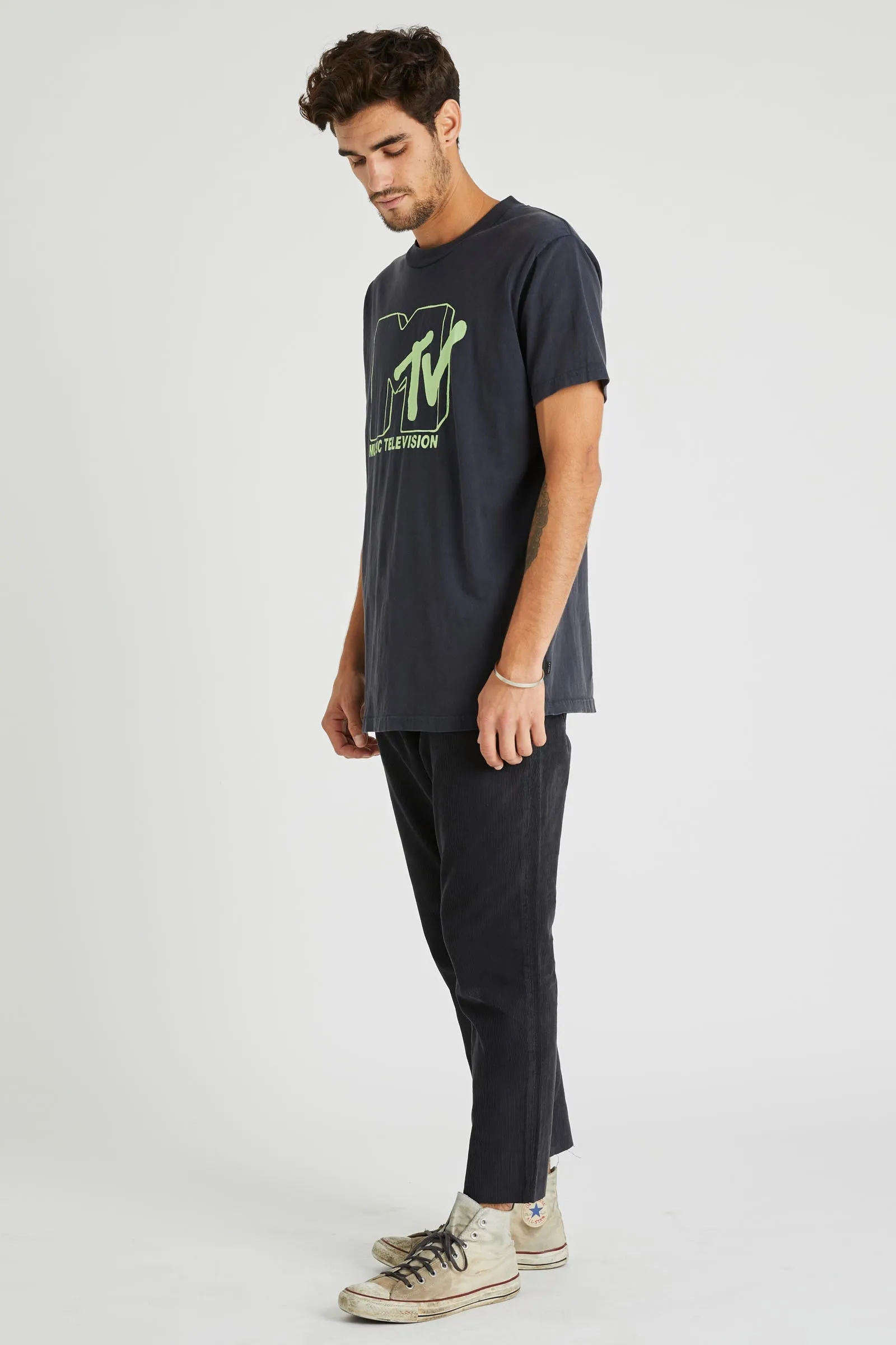 MTV Glow Logo Tee - Black