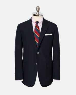 NAVY SOLID AIR WEAVE BLAZER