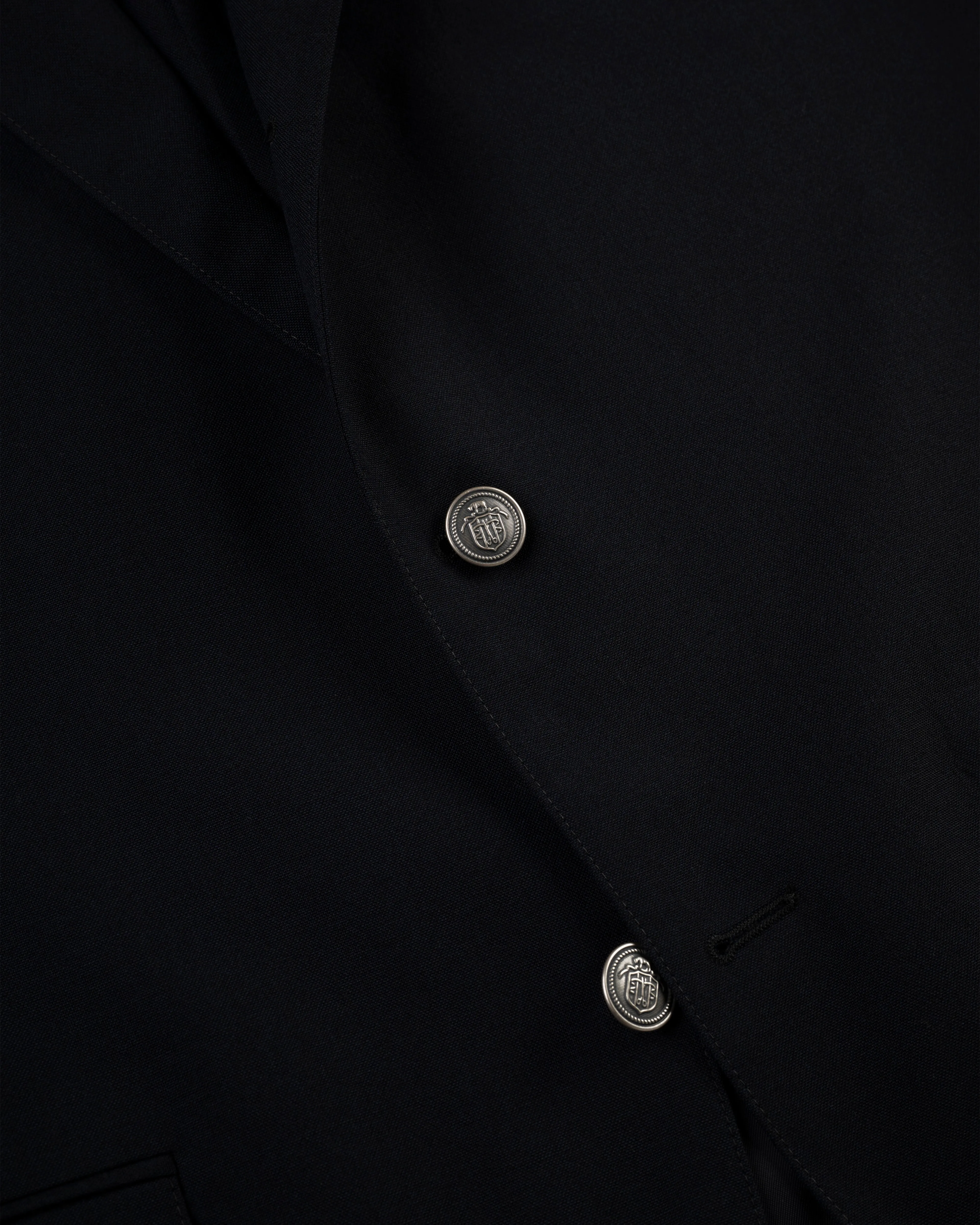 NAVY SOLID AIR WEAVE BLAZER