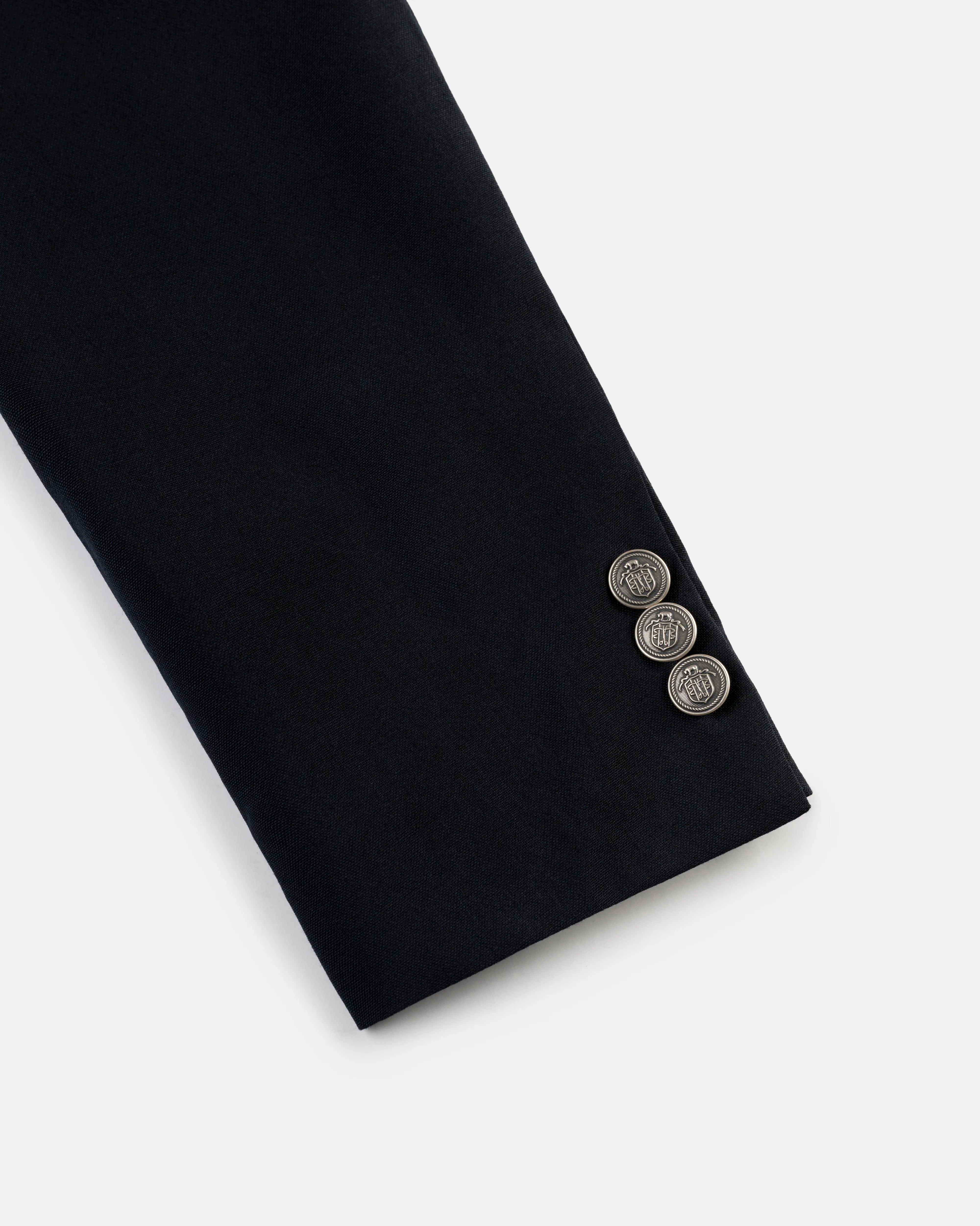 NAVY SOLID AIR WEAVE BLAZER