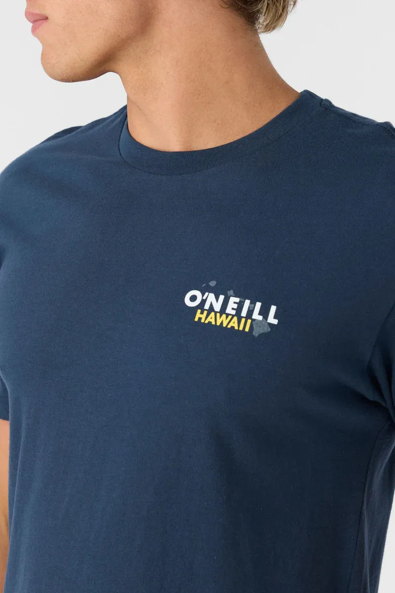 O'NEILL MAIN CATCH TEE - NAVY
