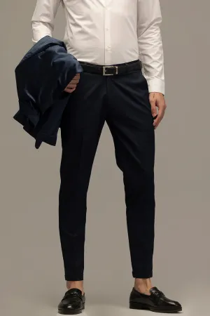 OpulentOasis Navy Trousers
