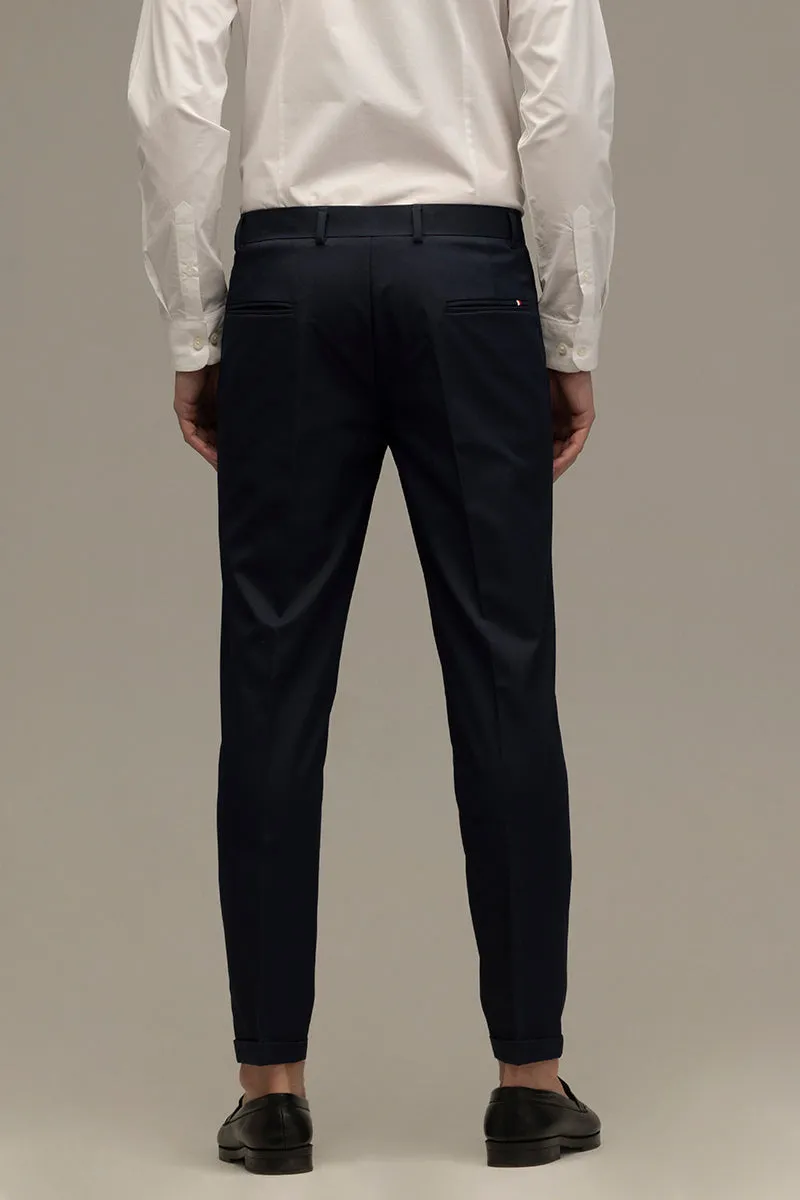 OpulentOasis Navy Trousers