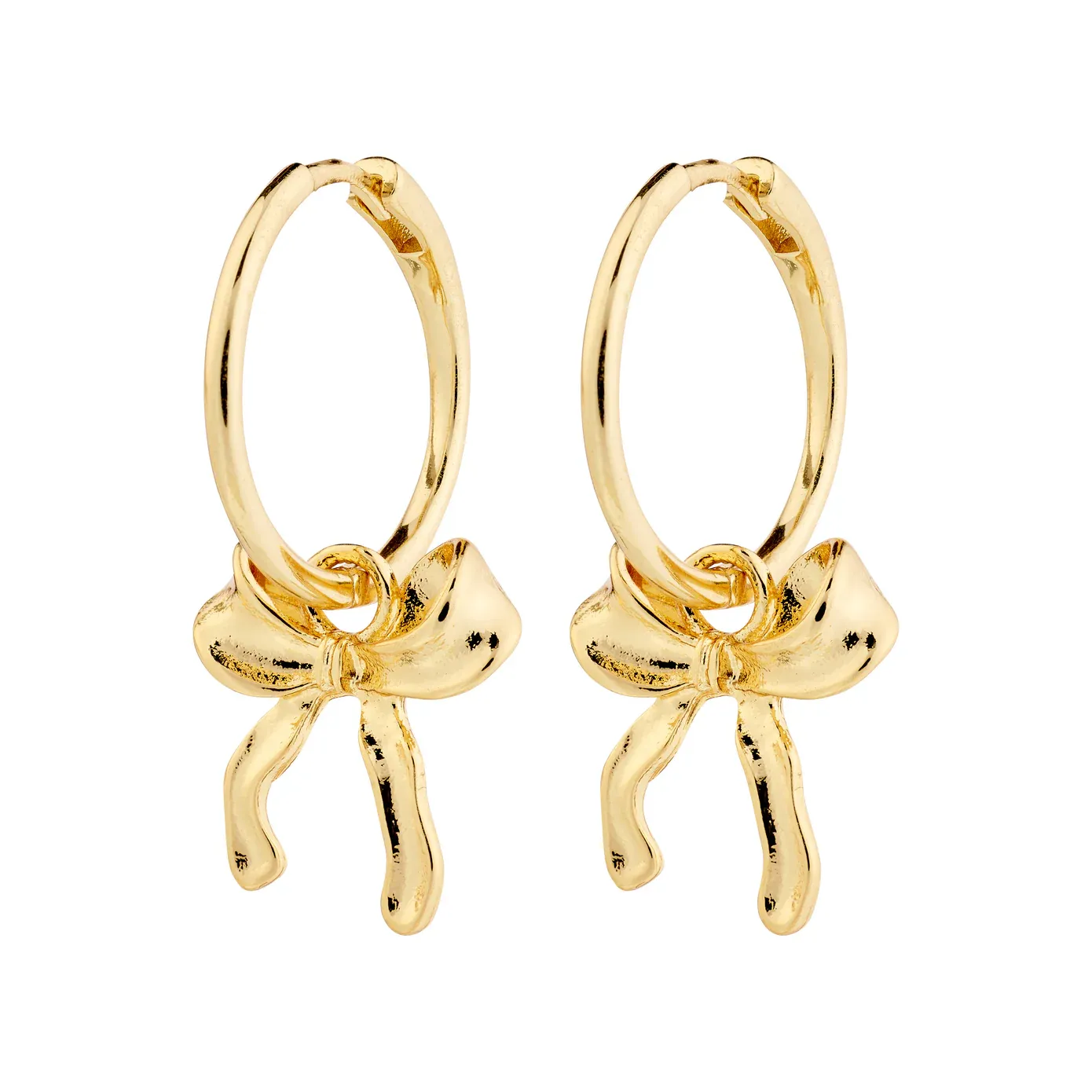 Pilgrim Cassian Recycled Hoop Earrings - Gold
