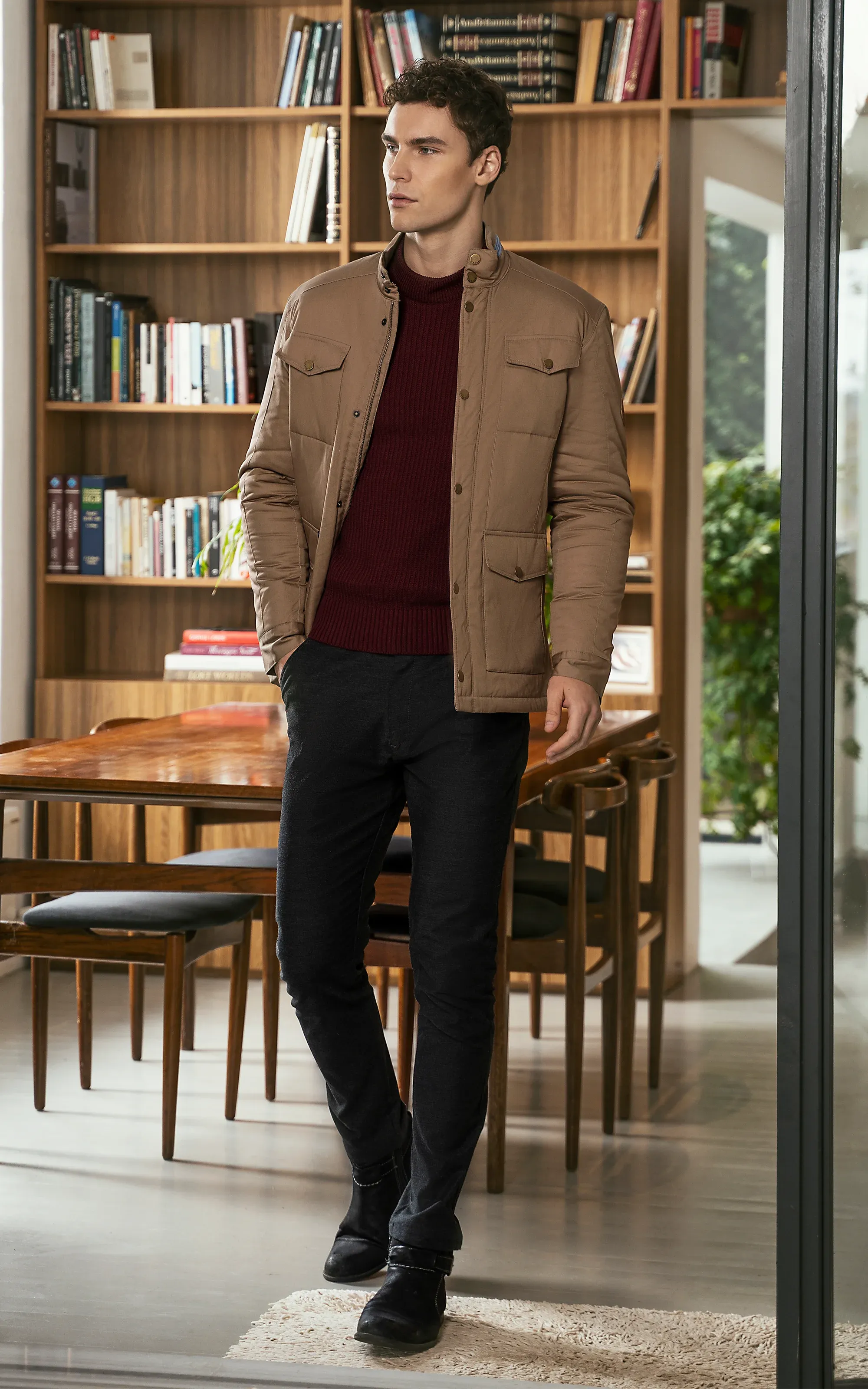 PUFFER JACKET KHAKI