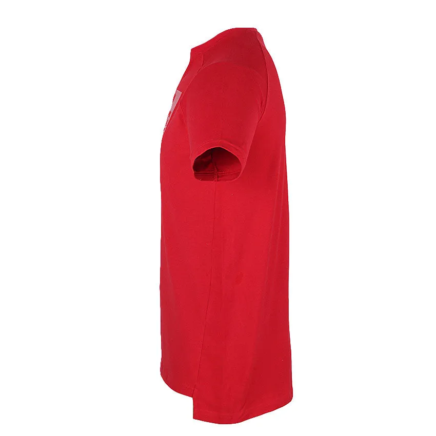 REDTAG Men's Red T-Shirts