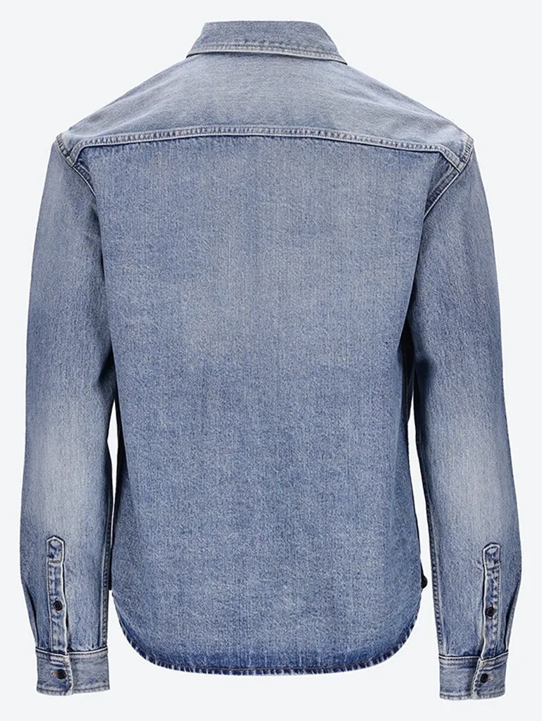 Relaxed embroidered shirt