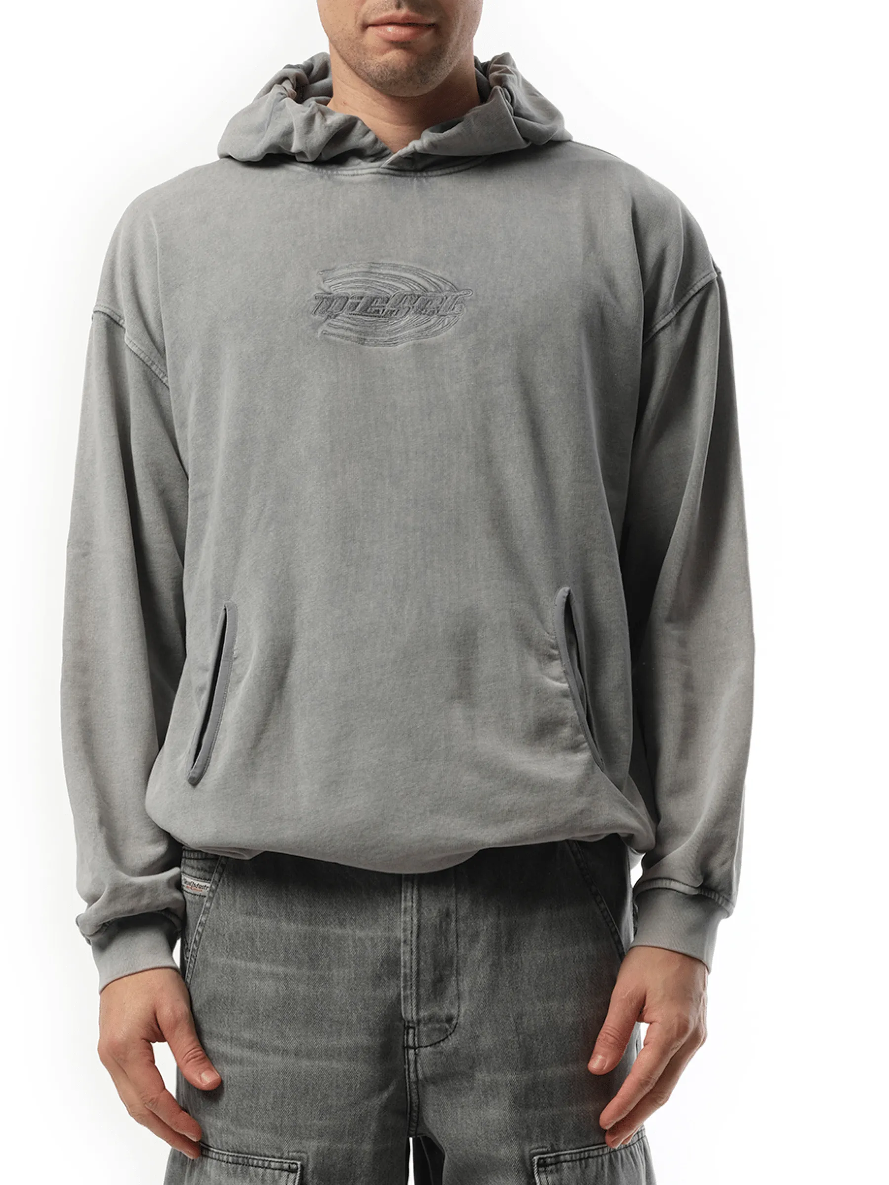 S-Boxstic Hoodie in Washed Blue