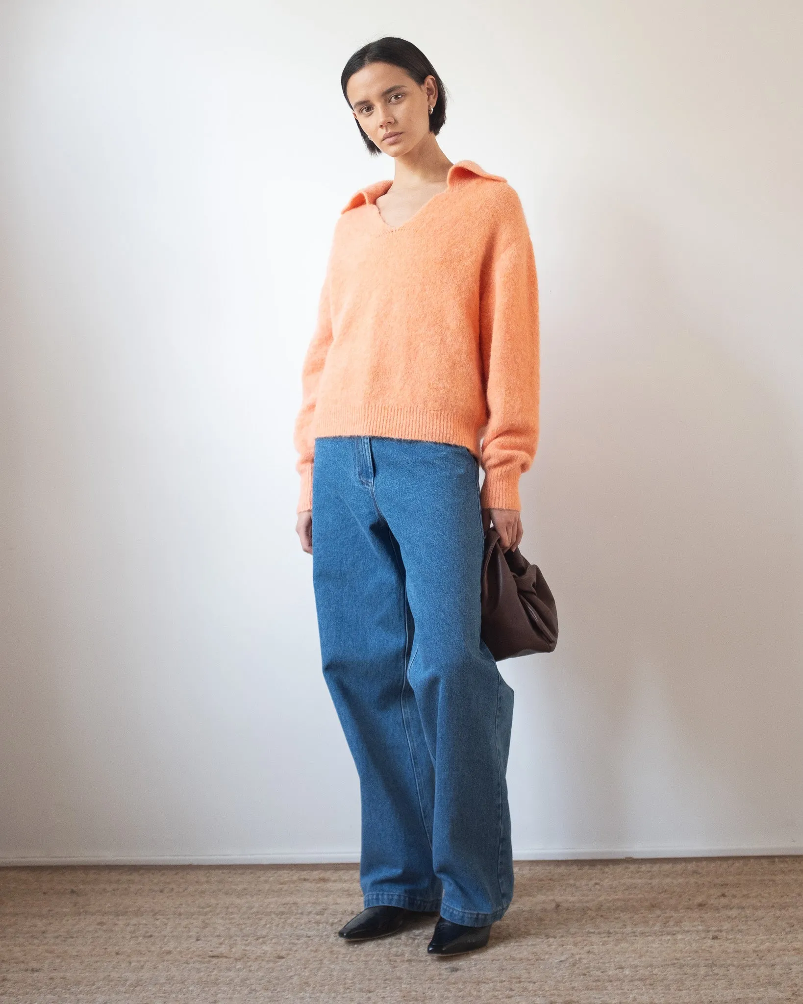 Sandy Sweater Alpaca Peach