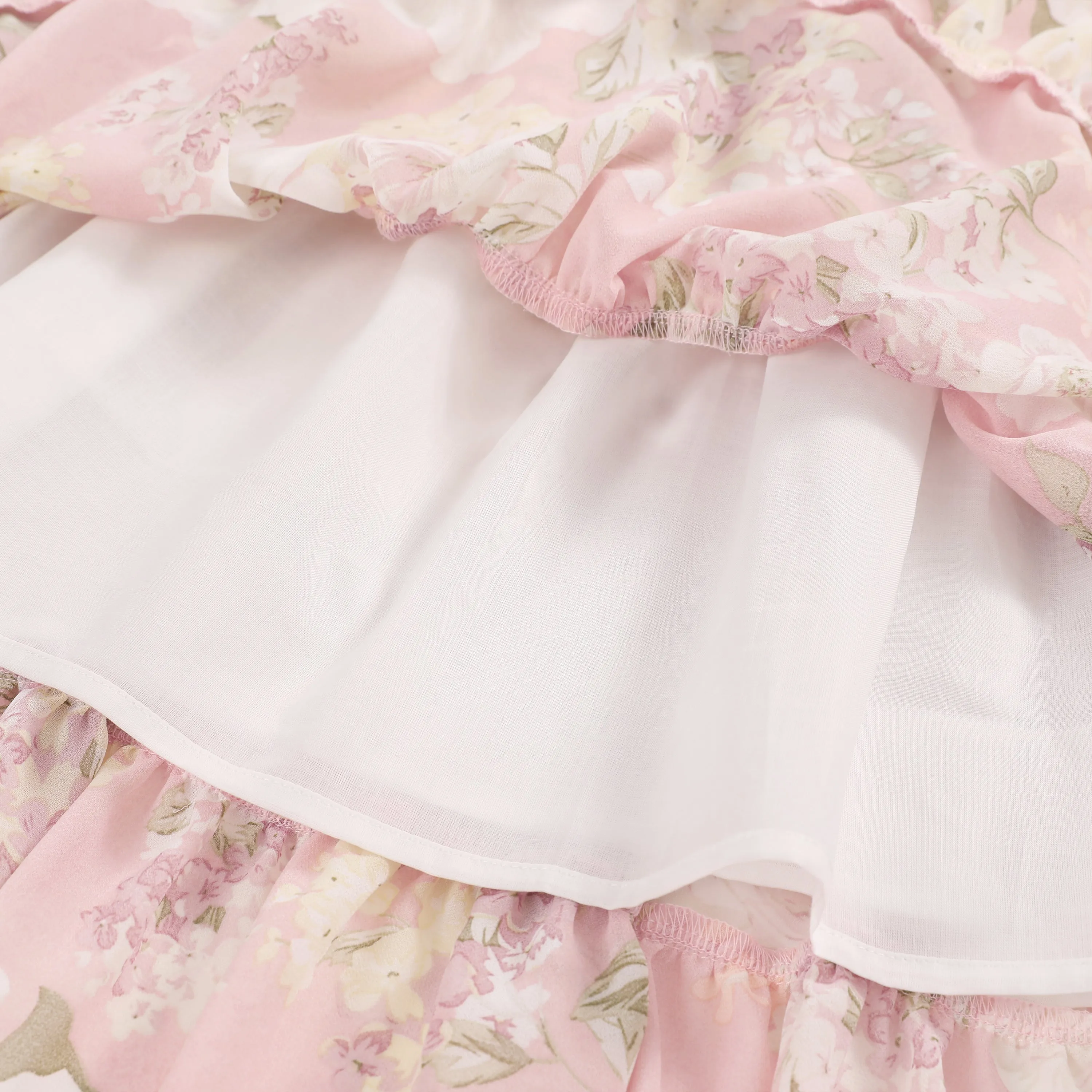 Savannah Girls Light Pink Maxi Dress