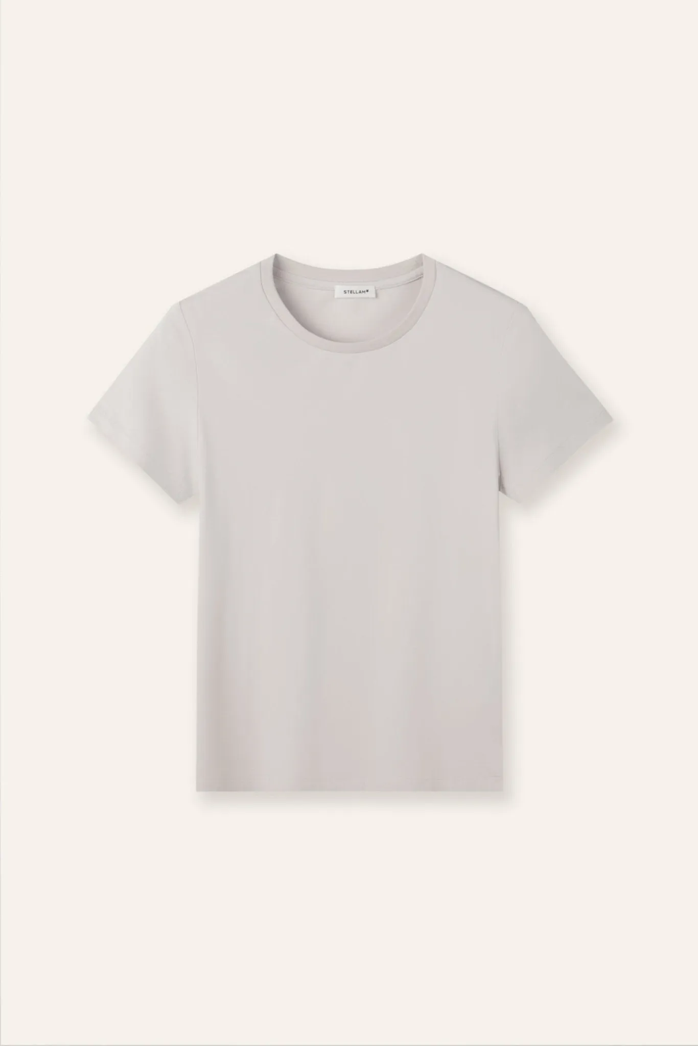 SIGNATURE relaxed jersey tee (Stone)