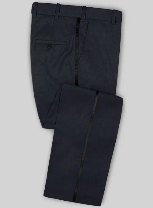 Special Agent Blue Wool Tuxedo Suit