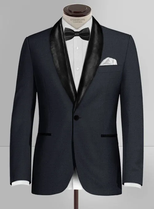 Special Agent Blue Wool Tuxedo Suit
