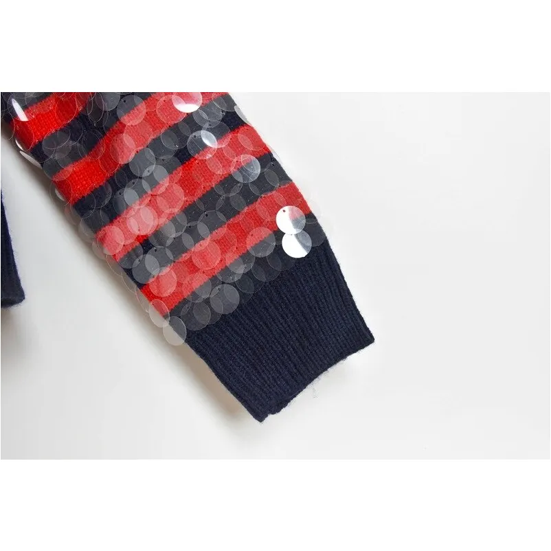 Striped Women's Knit Sweaters