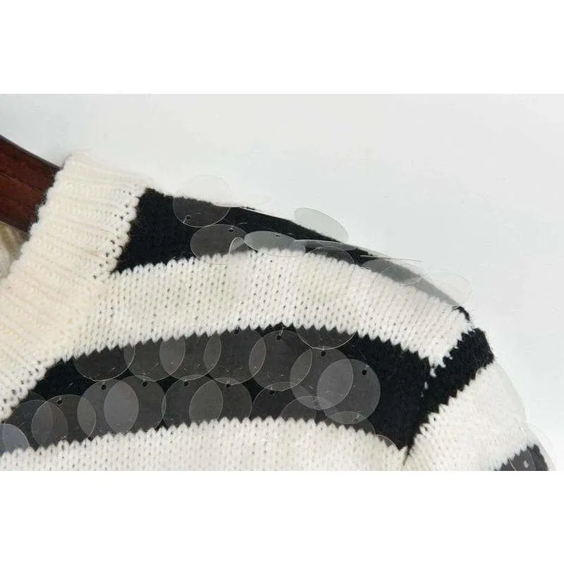 Striped Women's Knit Sweaters