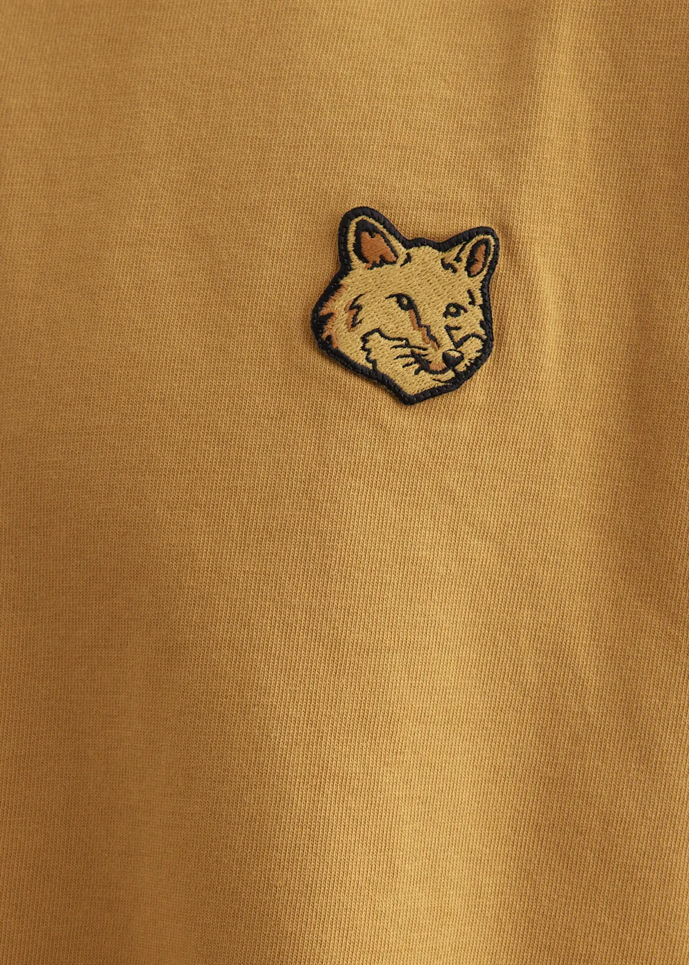 Tonal Fox Head Patch Oversized T-Shirt