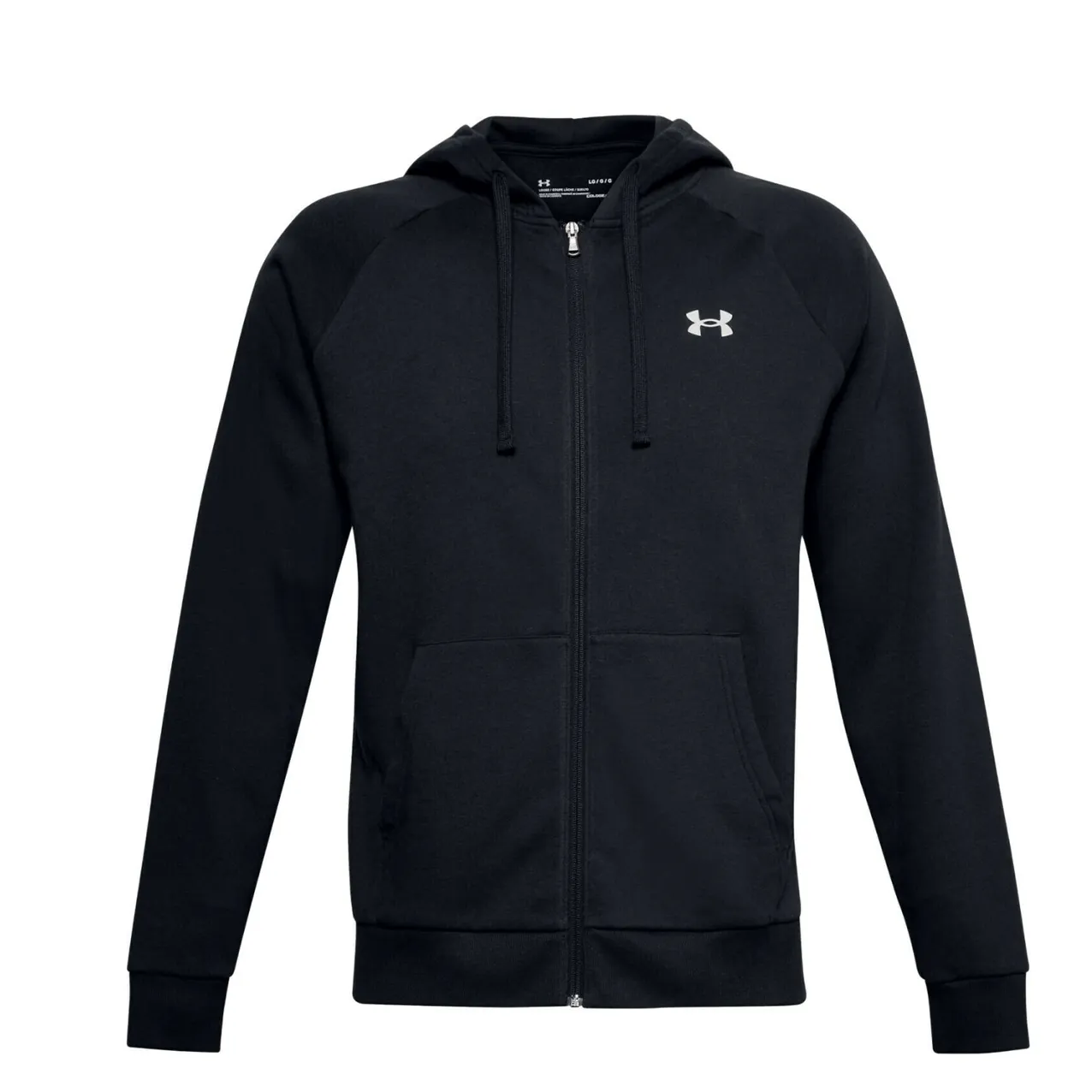 Under Armour Mens Hoody Rival Full Zip Hoodie Jacket  1357106-001