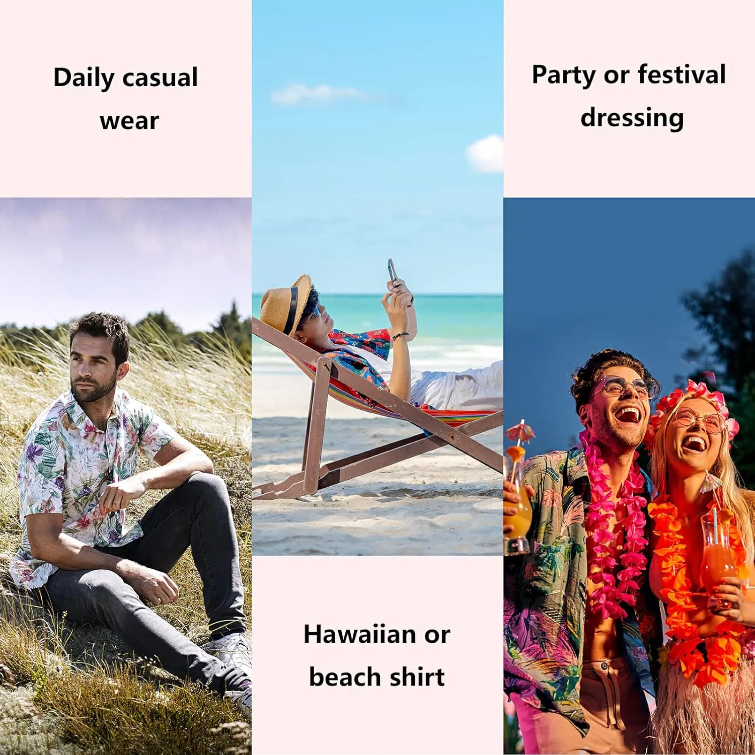 vvfelixl Popcorn and Movie Ticket Striped Boxes Hawaiian Shirt for Men,Men's Casual Button Down Shirts Short Sleeve for Men S