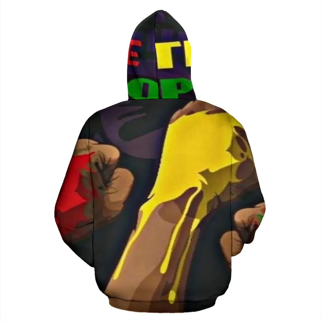 We the People Black Fist Hoodie