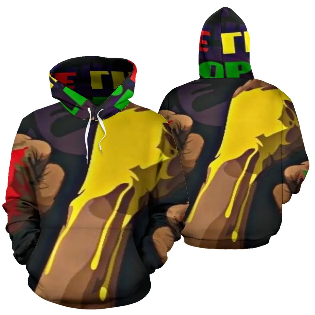 We the People Black Fist Hoodie