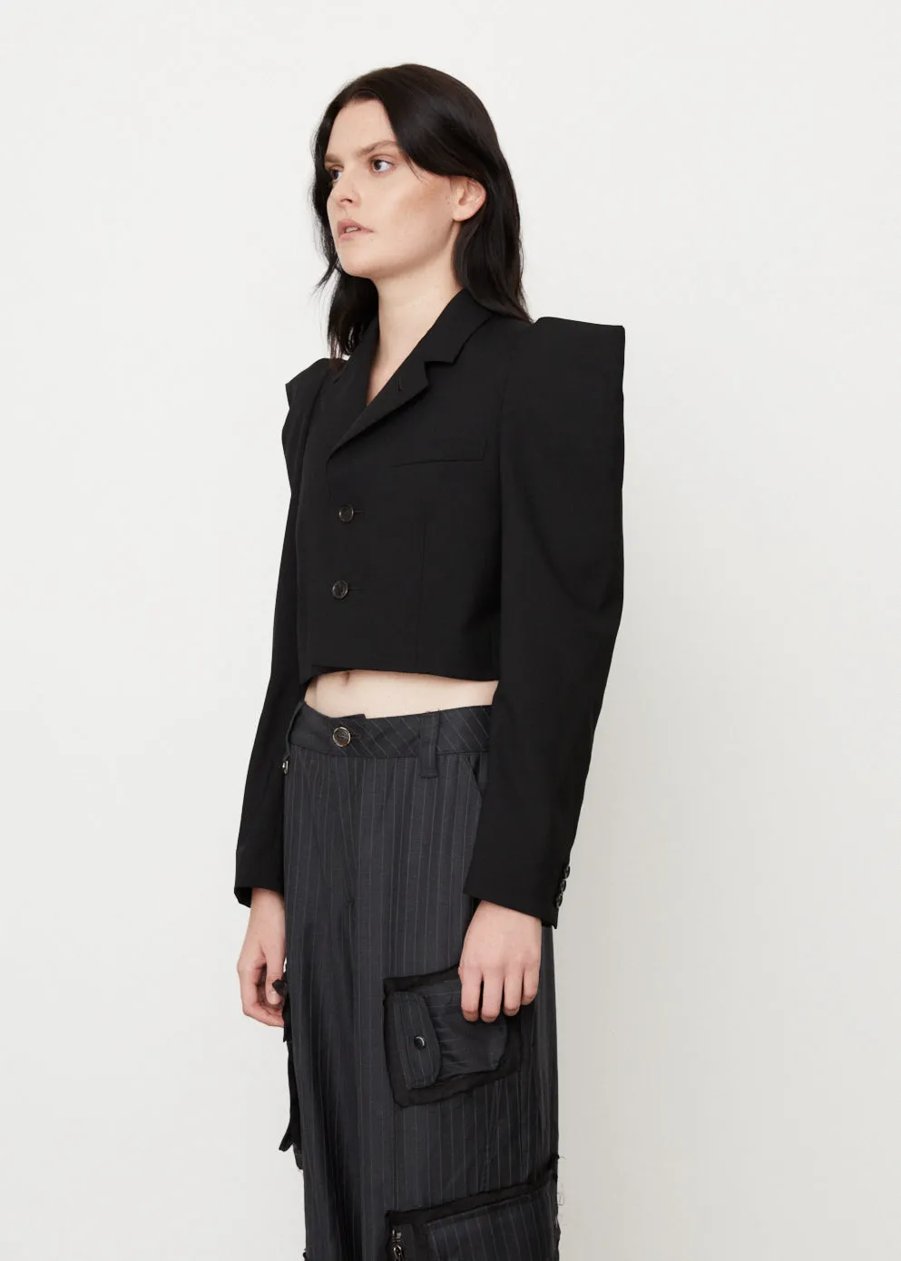 Wool Oxford Blazer