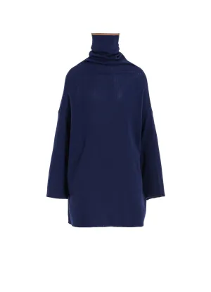 Y's  JOHN SMEDLEY BOTTLE NECK RIBBED KNIT