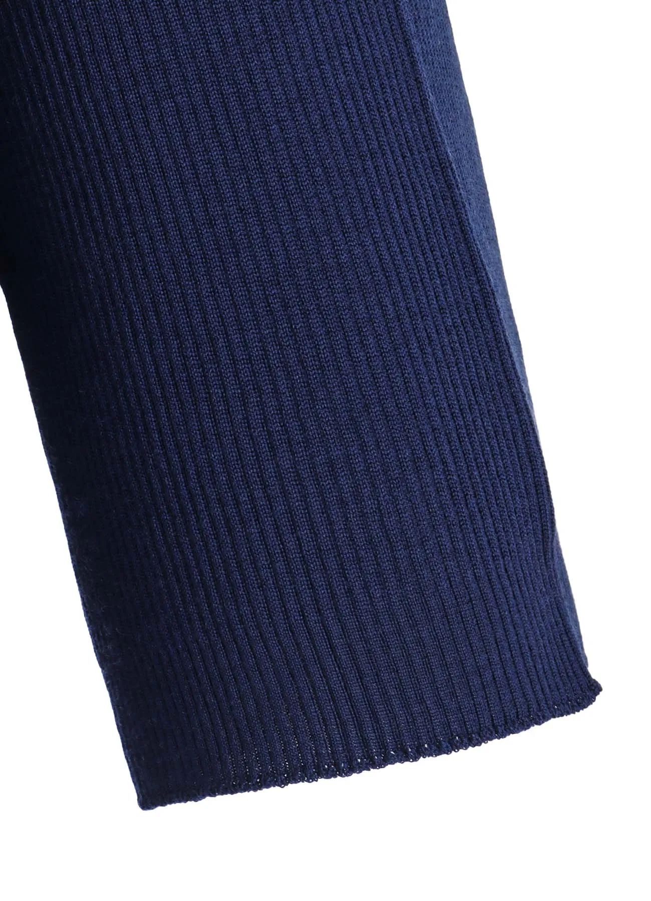 Y's  JOHN SMEDLEY BOTTLE NECK RIBBED KNIT