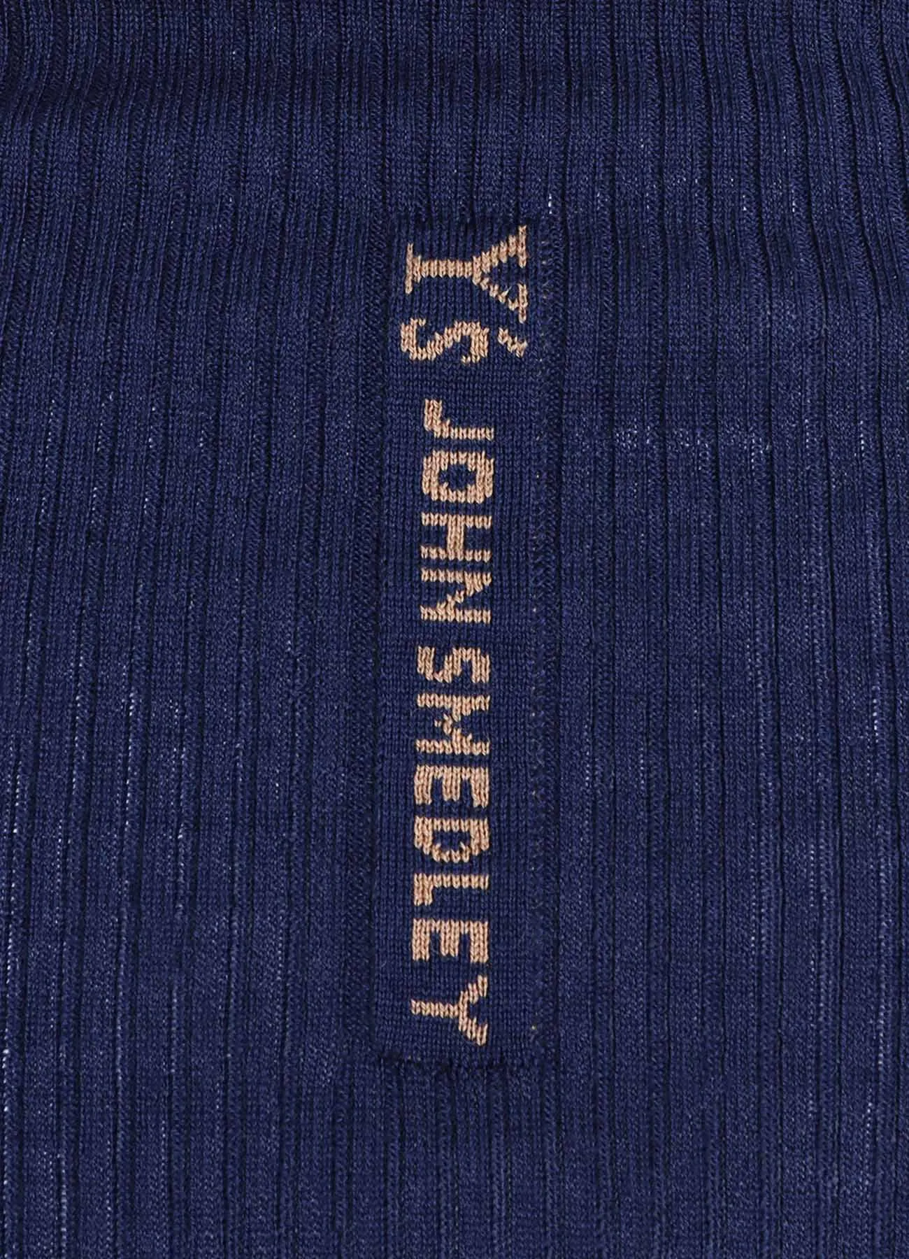 Y's  JOHN SMEDLEY BOTTLE NECK RIBBED KNIT