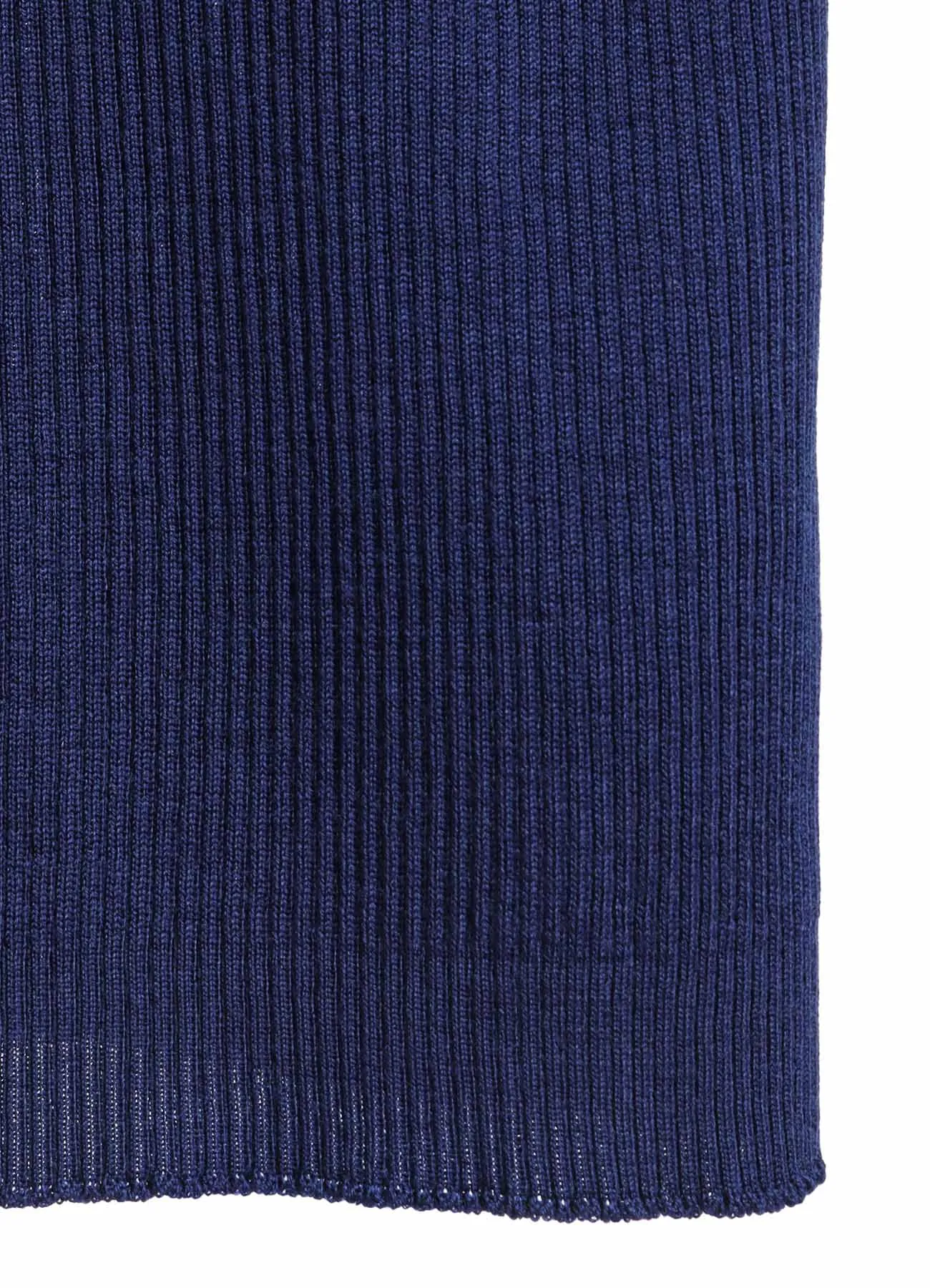 Y's  JOHN SMEDLEY BOTTLE NECK RIBBED KNIT