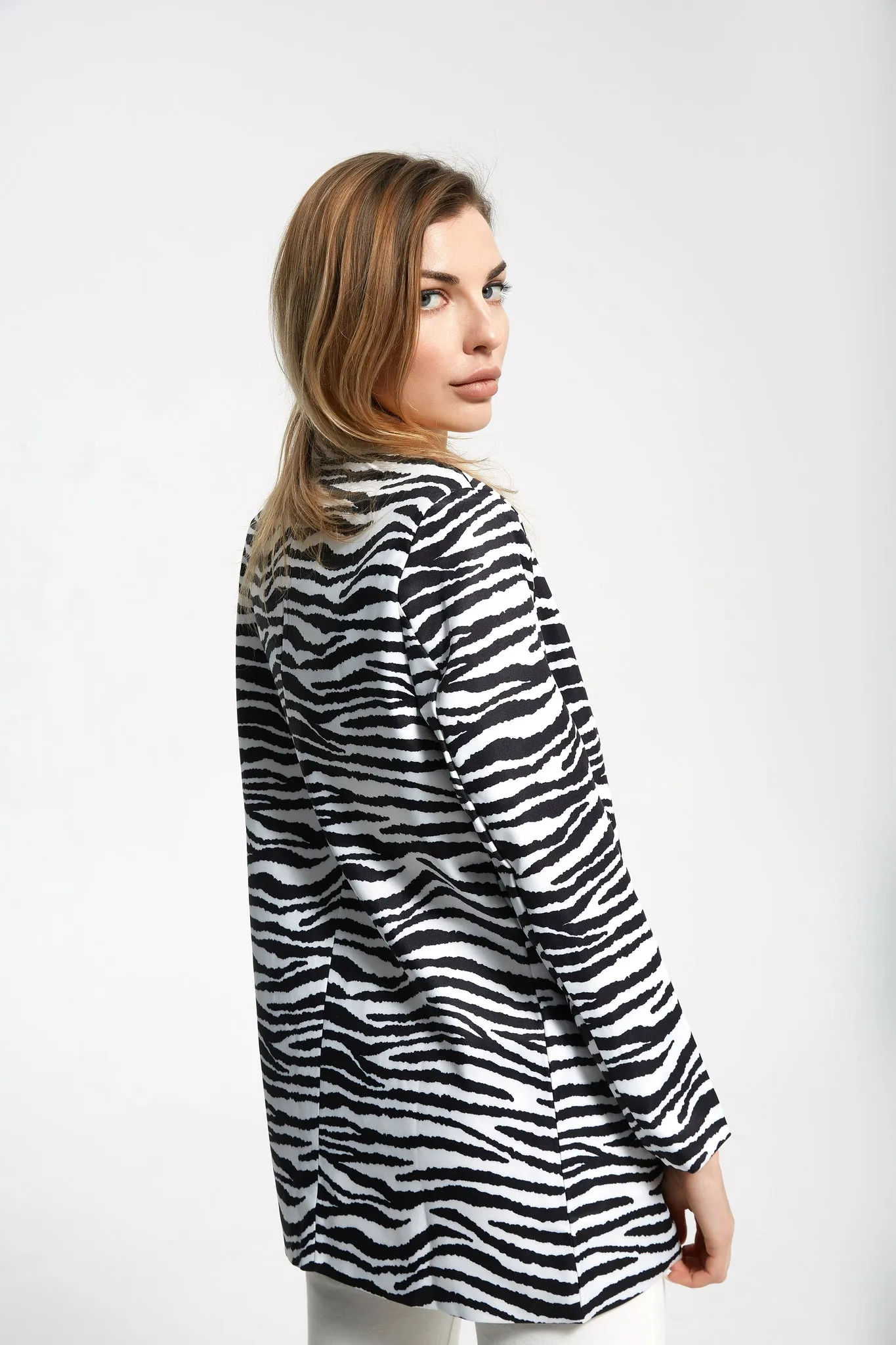 ZEBRA PRINT BLAZER